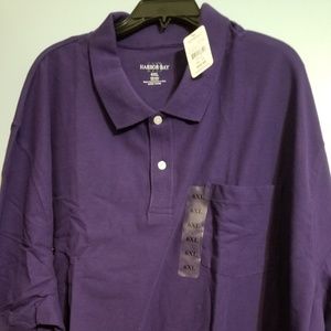 Purple Polo pocket Shirt 6XL